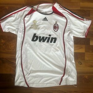 Adidas AC Milan 2007/08 White Champions League Away Jersey Size XL